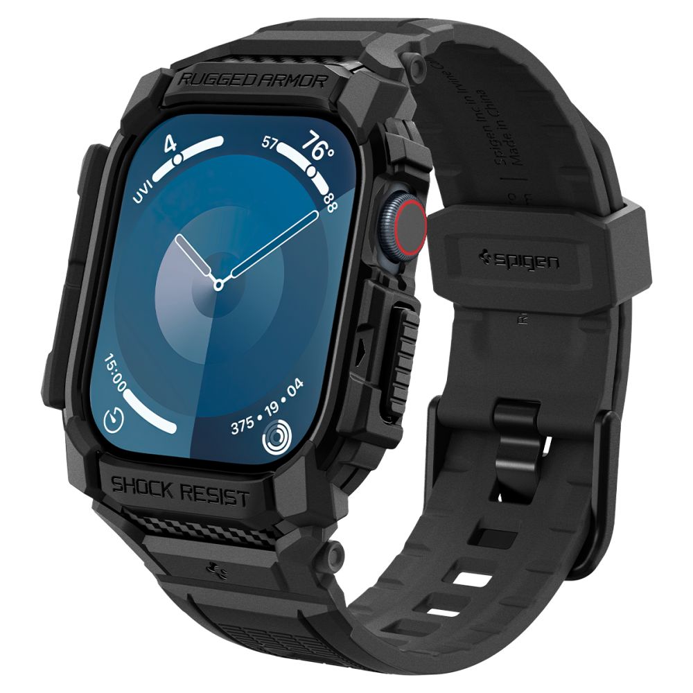 Spigen Rugged Armor Pro Apple Armbåndsveske til Watch 10 (42 mm) - svart