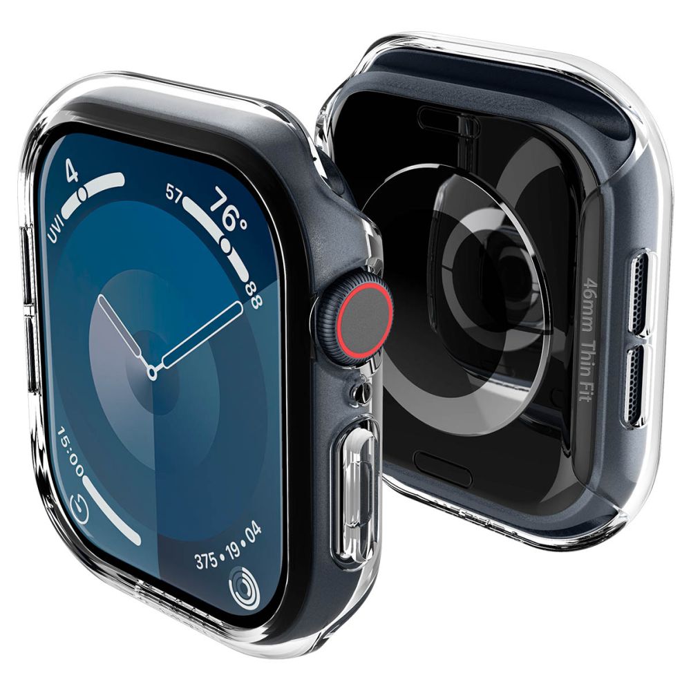 Spigen Tynn passform-etui for Apple Watch 10 46mm - Klar