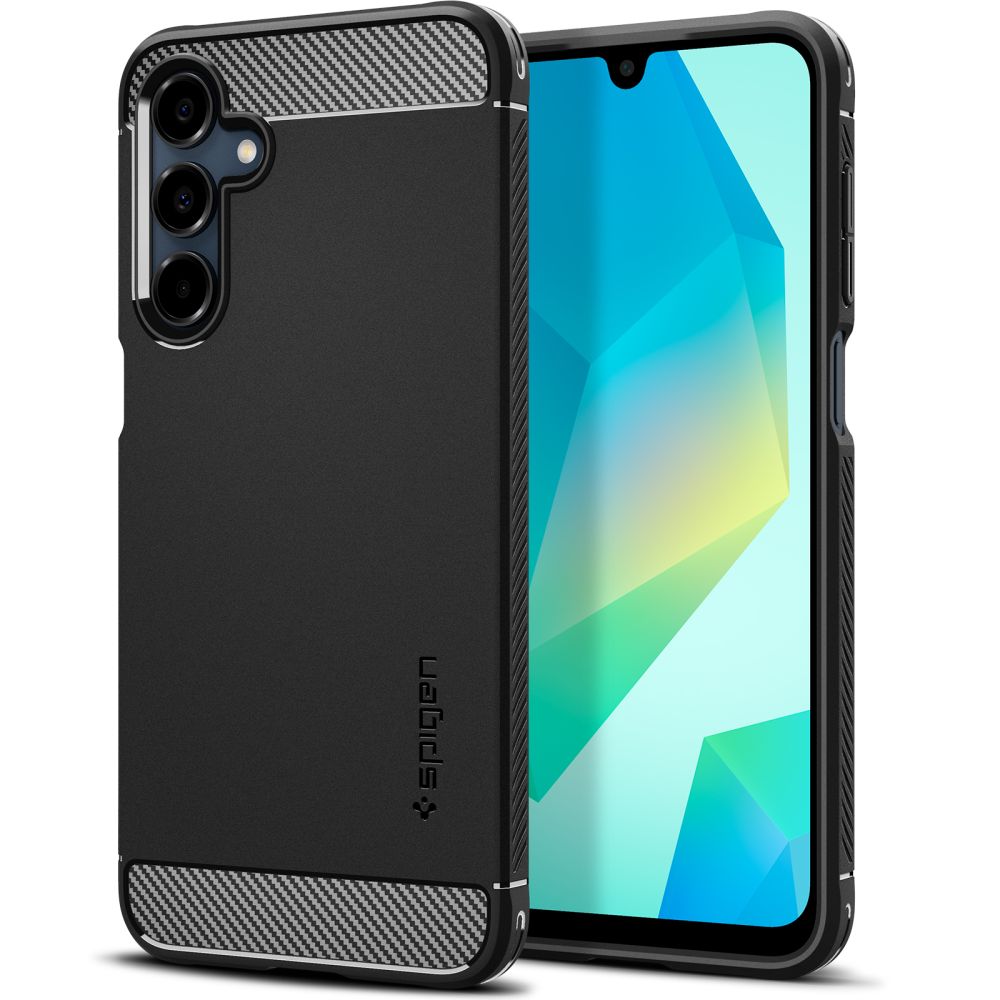 Spigen Robust panseretui for Samsung Galaxy A16 4G / 5G - Svart