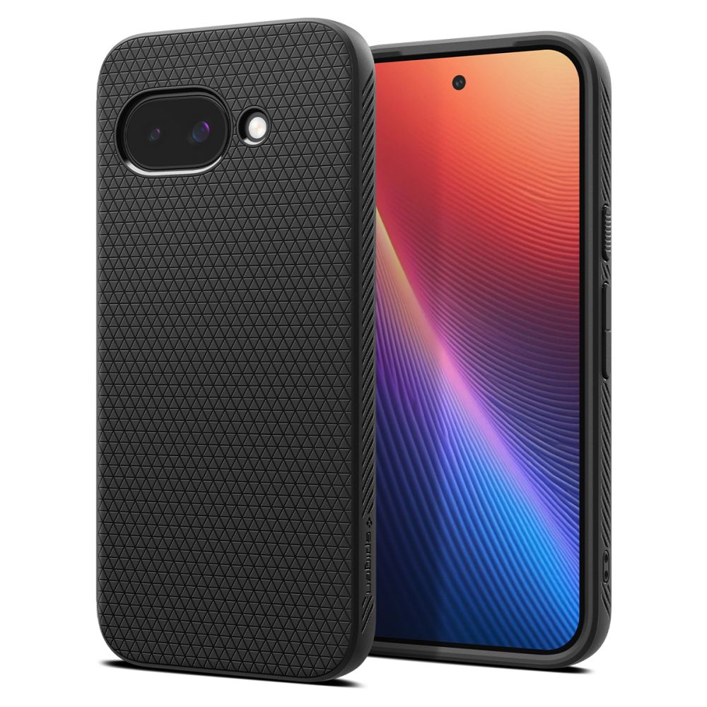 Spigen Liquid Air-etui for Google Pixel 9A - matt svart