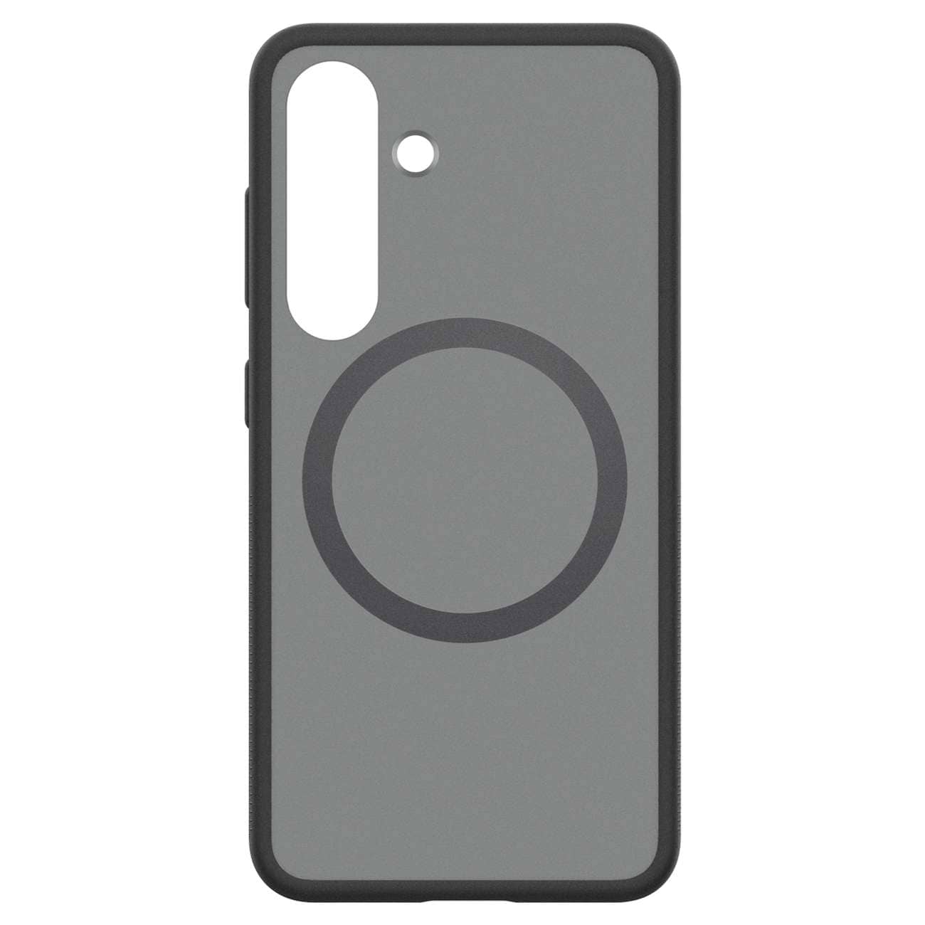 Spigen Capella GP-FPS931PGBJW Silikonetui med MagFit magnetisk ring for Samsung Galaxy S25 - Svart