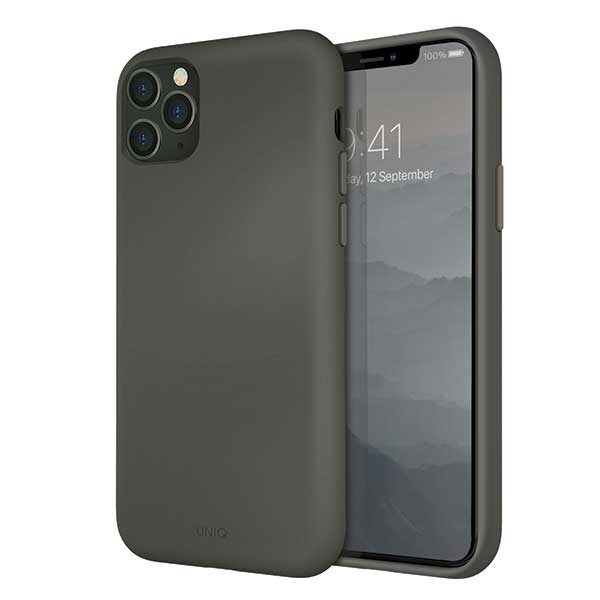 Uniq Lino Hue-etui for iPhone 11 Pro Max - grå