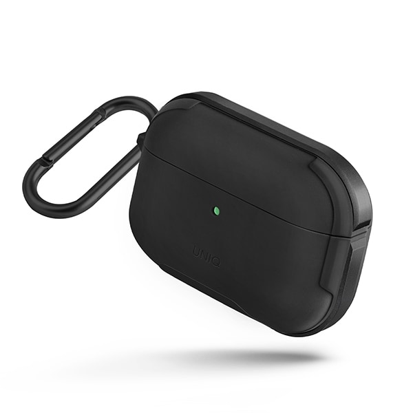 Uniq Valencia AirPods Pro-etui Svart/Midnattssort Antimikrobiell