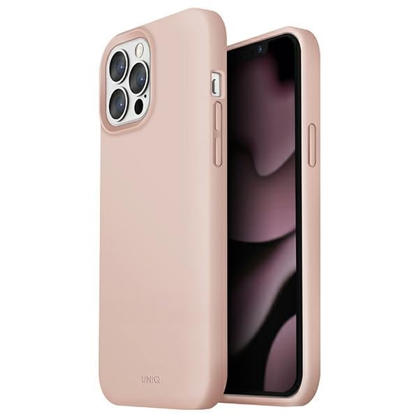 Uniq Lino-etui for iPhone 13 Pro Max - rosa