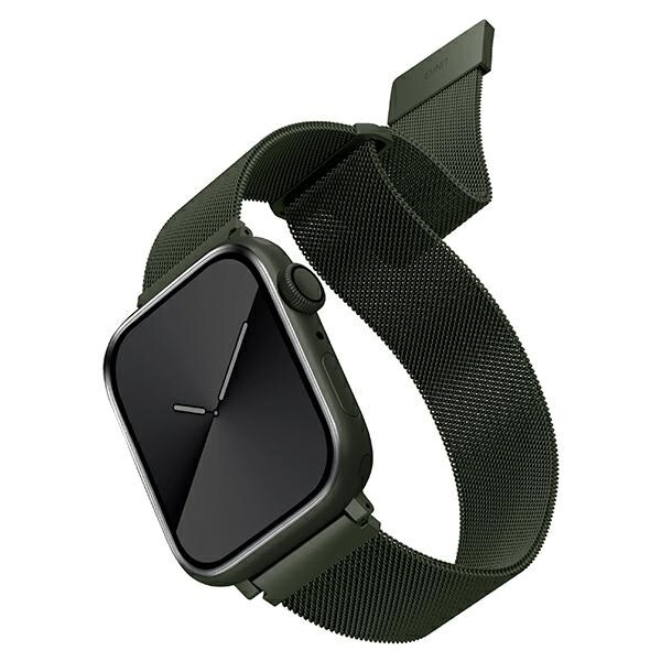 Uniq Dante rustfritt stålrem for Apple Watch 1/2/3/4/5/6/7/8/SE/SE2 38/40/41mm - grønn