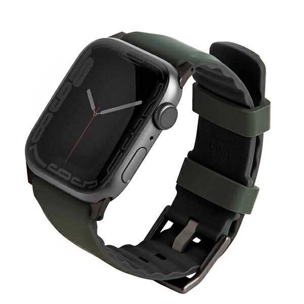 Uniq Linus-rem til Apple Watch 1/2/3/4/5/6/7/8/SE/SE2/Ultra 42/44/45/49mm - grønn