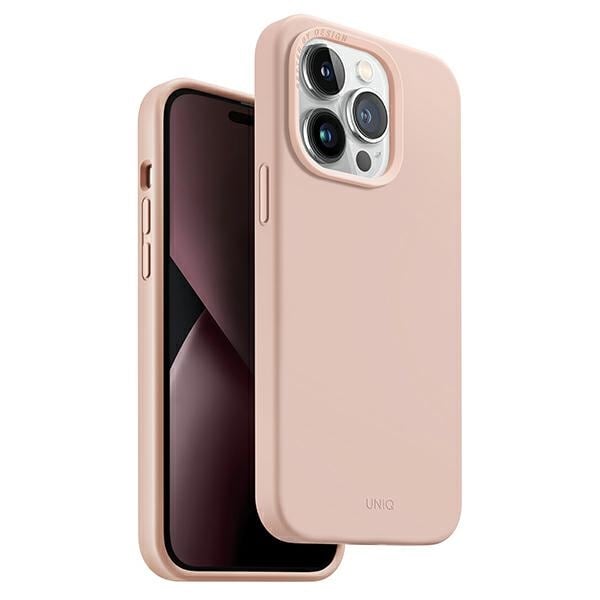 Uniq Lino Hue Magclick ladeveske for iPhone 14 Pro Max - rosa