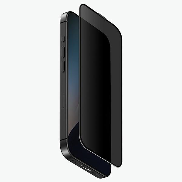 Uniq Optix Privacy herdet glass med personvernapplikator for iPhone 16 Plus
