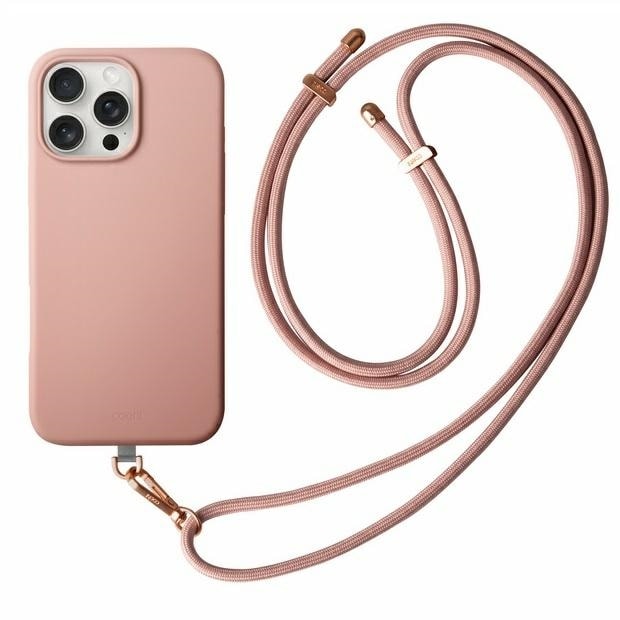 Uniq-etui Coehl Creme iPhone 16 Pro Max 6,9" Magnetisk lading rosa/ballettrosa
