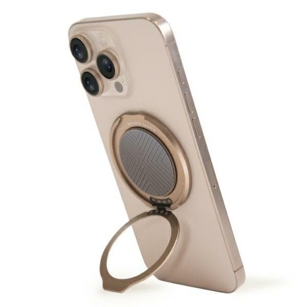 Uniq Gripfit 360 magnetisk montering og kickstand magnetisk holder grå/flintgrå