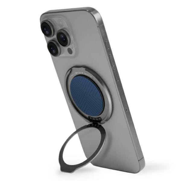 Uniq Gripfit 360 magnetisk montering og magnetisk holder for kickstand blå/safirblå