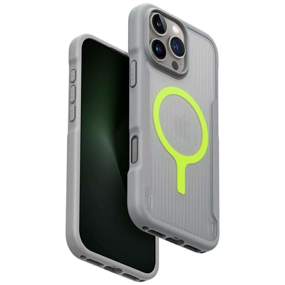 Uniq Combat Active Magclick-ladeveske for iPhone 16 Pro Max - grå