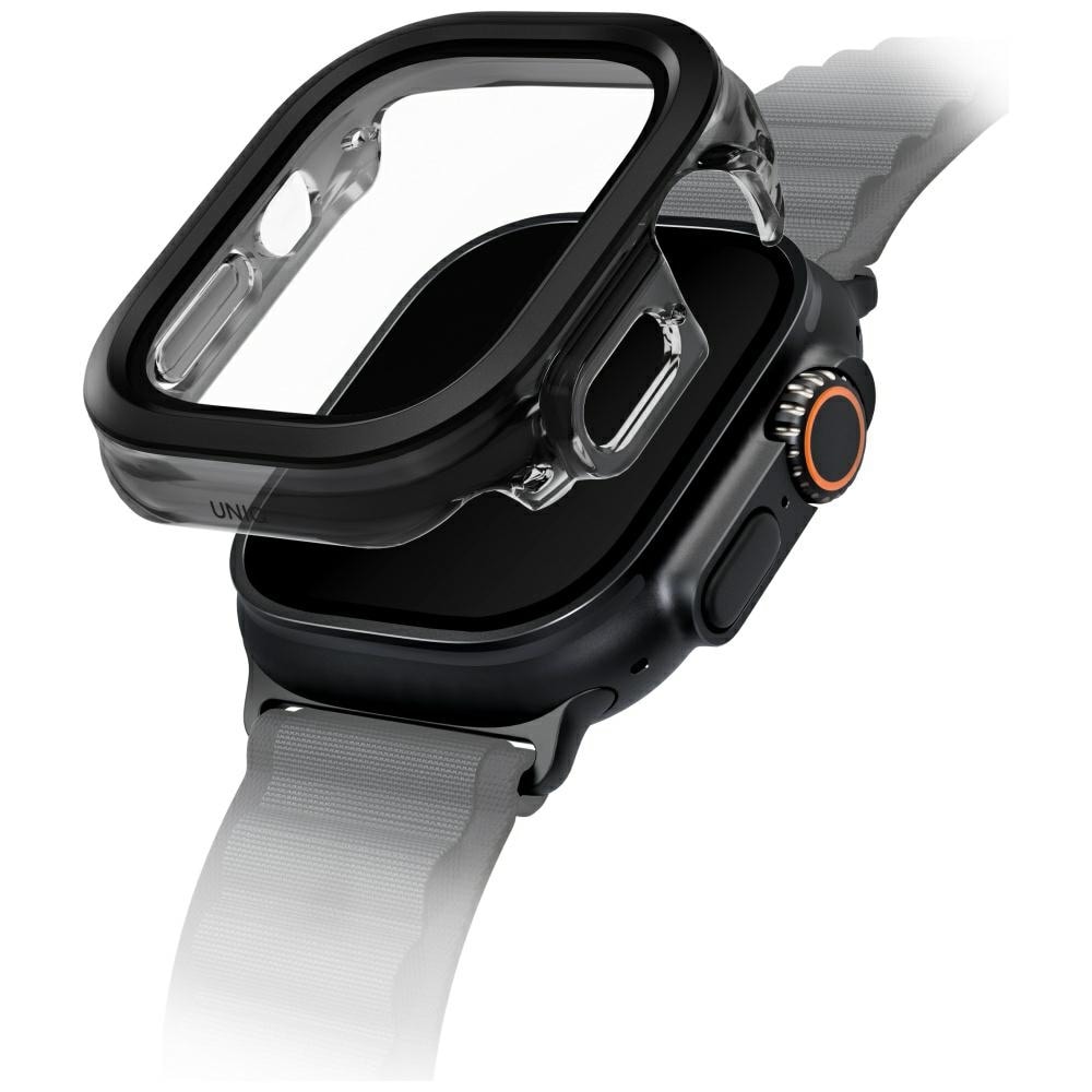 Uniq Voute herdet glassdeksel for Apple Watch Ultra 49mm - Svart