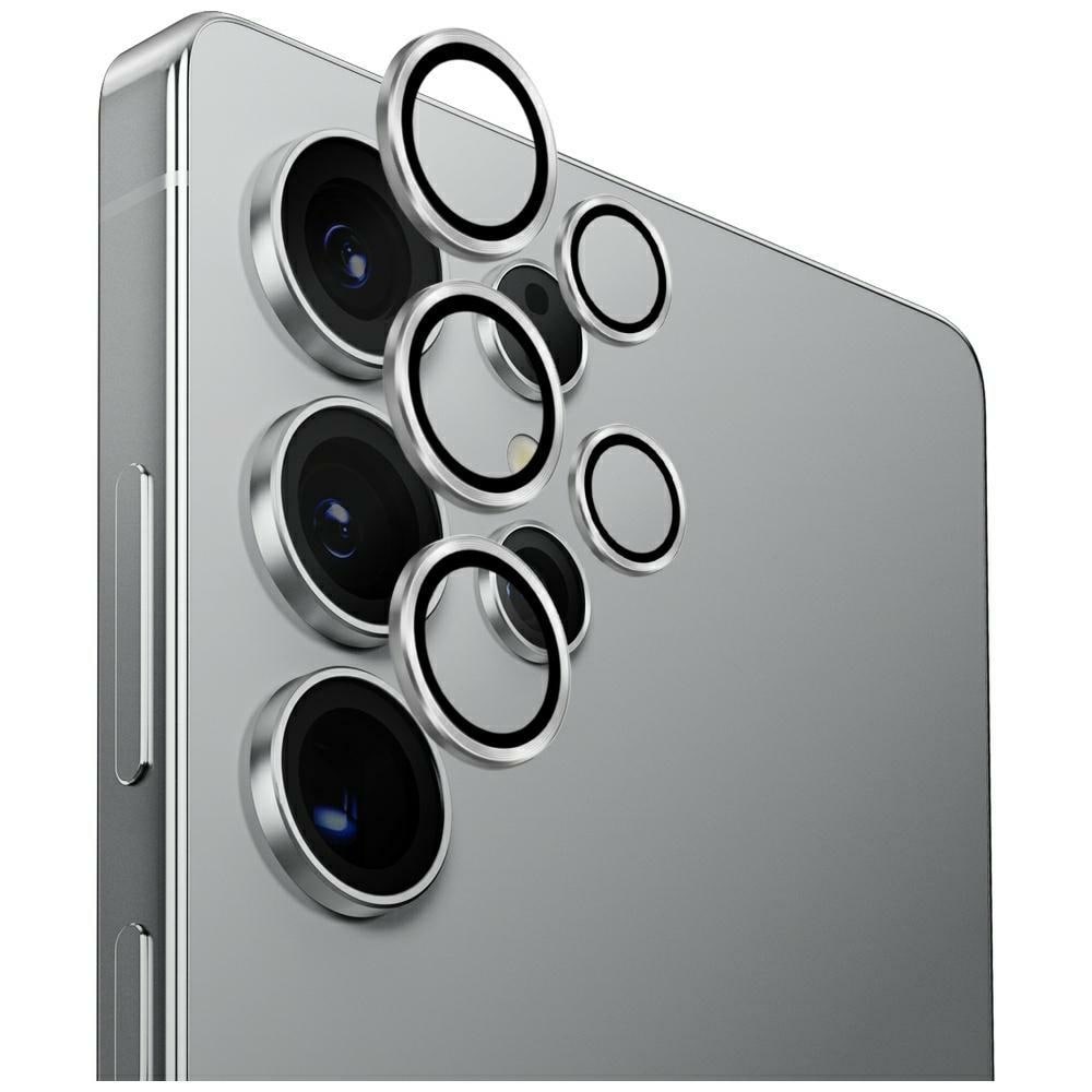 Uniq Optix kameralinse i aluminium for Samsung Galaxy S25 Ultra - Sølv