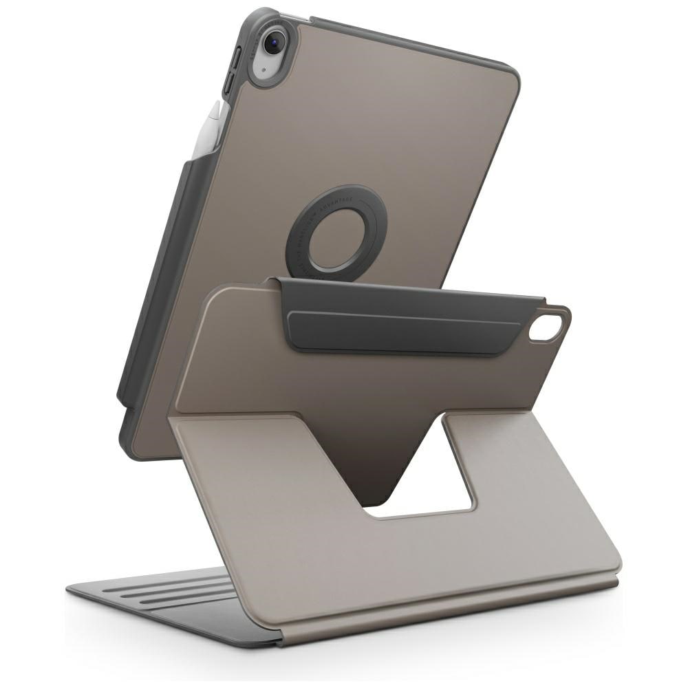 Uniq Rovus Snapmount magnetisk 360° roterende, avtakbart etui for iPad 11"/10,9" - Grå
