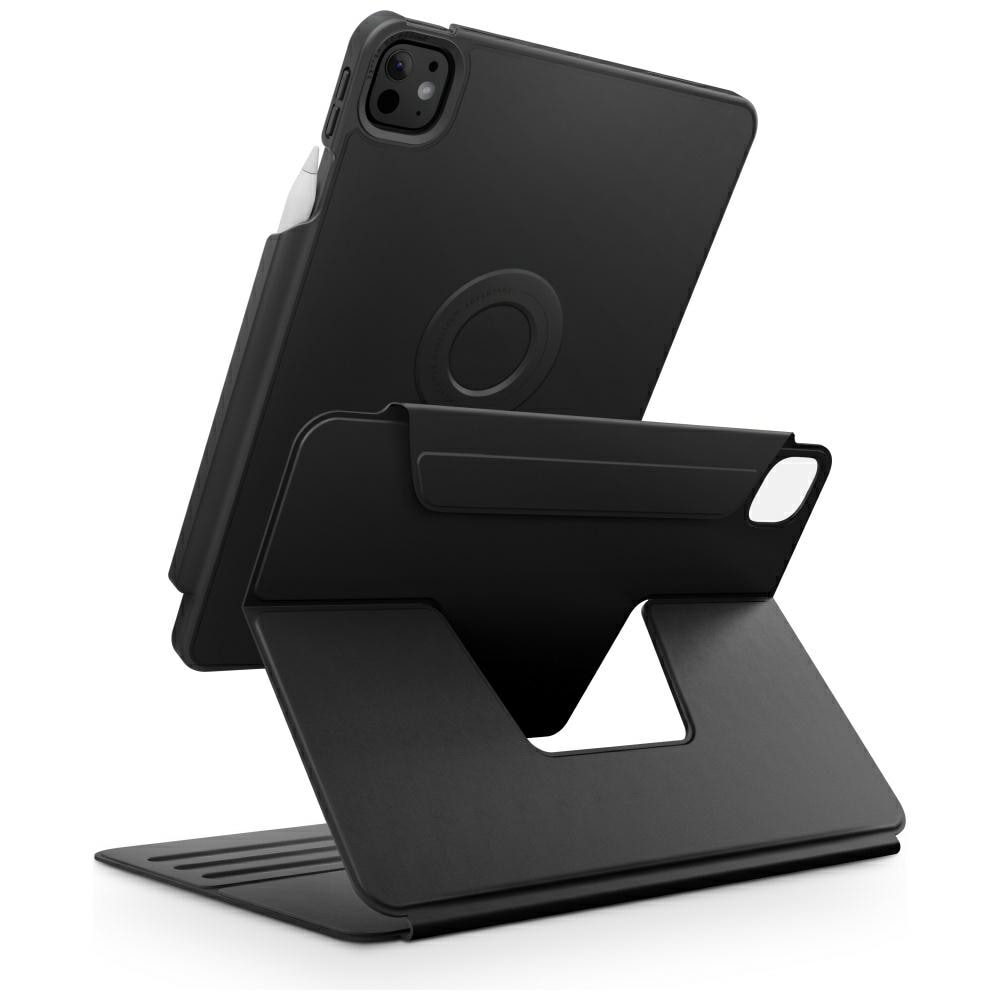 Uniq Rovus Snapmount Magnetisk 360° roterende, avtakbart etui for iPad Pro 13" 2024 - svart