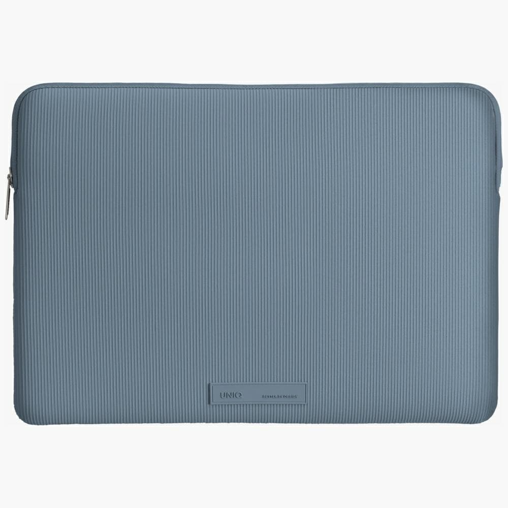 Uniq Cyprus Ridge Laptop Sleeve for 16" bærbar datamaskin i vannbestandig neopren - blå