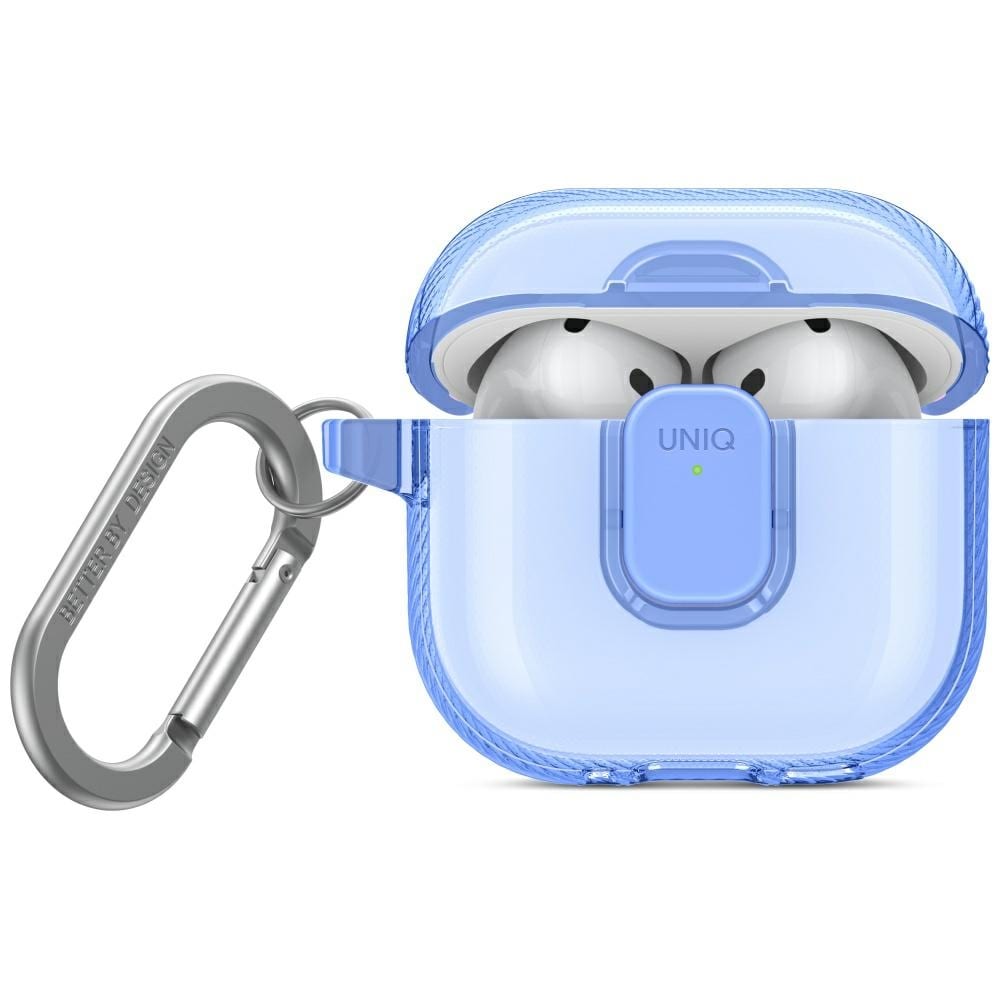 Uniq Glase Pro-etui for AirPods 4 - Blå
