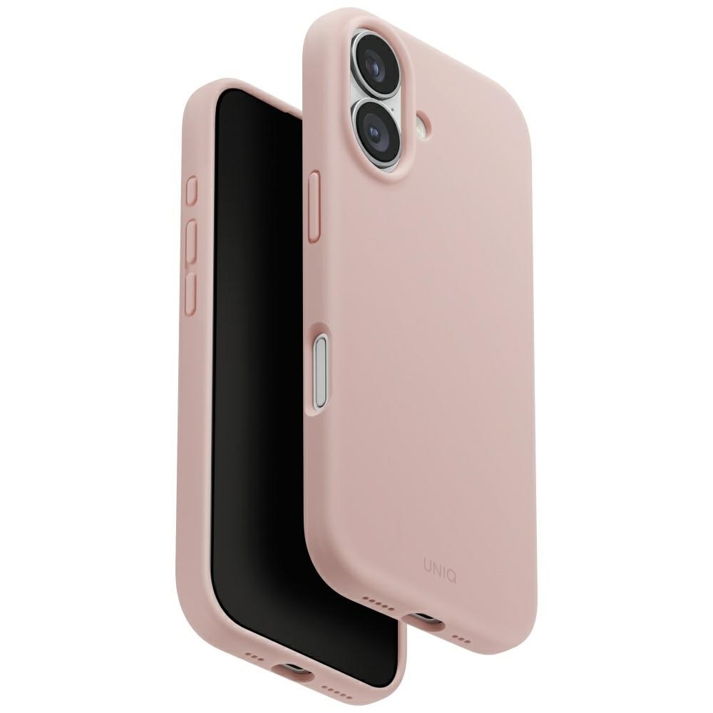 Uniq Lino iPhone 17 Magclick-ladeveske - rosa