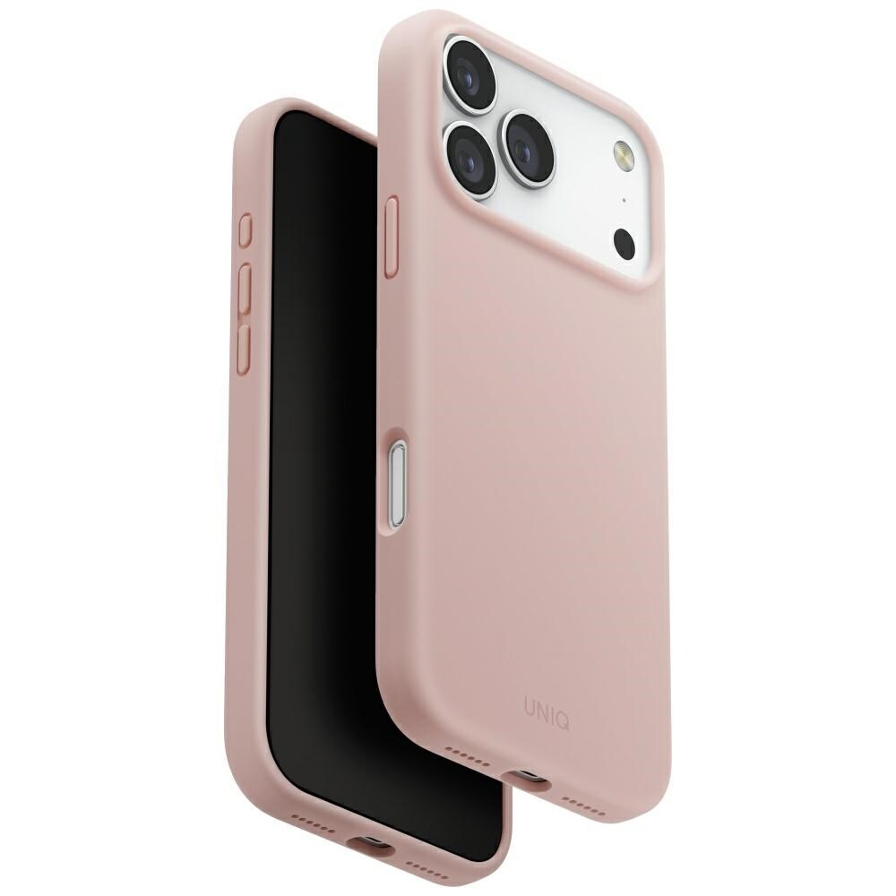 Uniq Lino iPhone 17 Pro Max Magclick-ladeveske - rosa