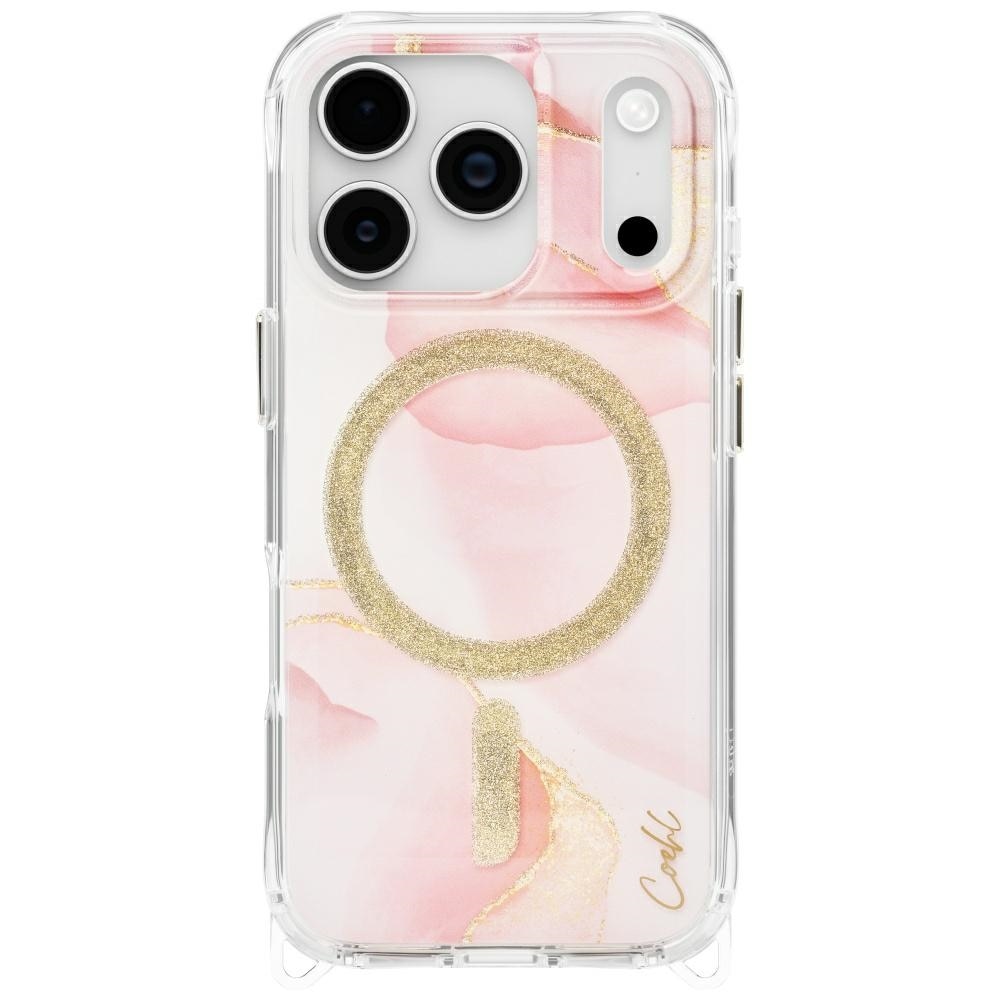 Uniq Coehl Aeris-etui for iPhone 17 Pro magnetisk lading - rosa