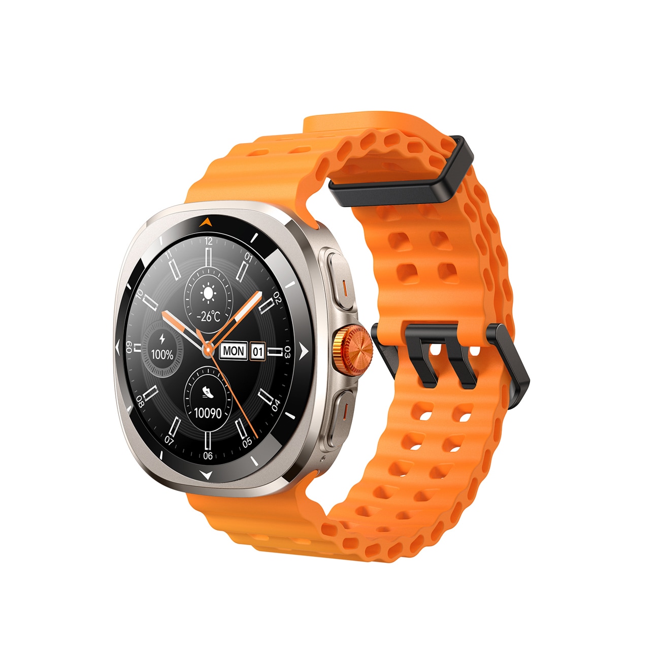 Joyroom Venture Series JR-FV2 Sport Smartwatch med anropsmottaksfunksjon - oransje