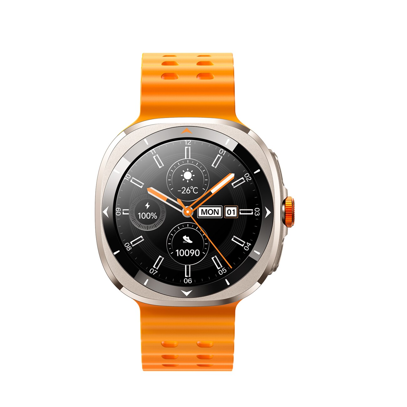 Joyroom Venture Series JR-FV2 Sport Smartwatch med anropsmottaksfunksjon - oransje