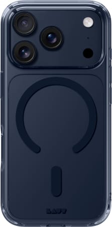 Laut Crystal Fluro MagSafe-etui for iPhone 17 Pro - Klar marineblå