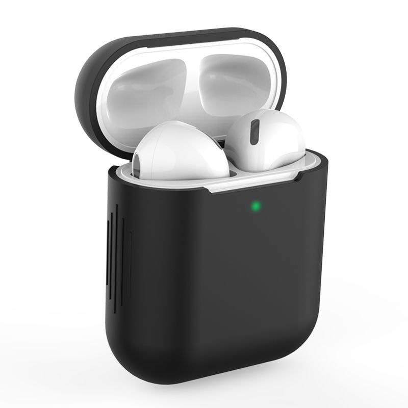 Tech-Protect Icon-etui for AirPods 1 / 2 - Svart