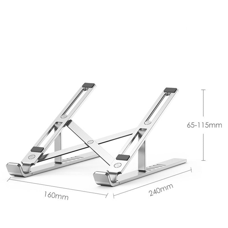Tech-Protect Alustand Universal Laptop-stativ - mørkegrå