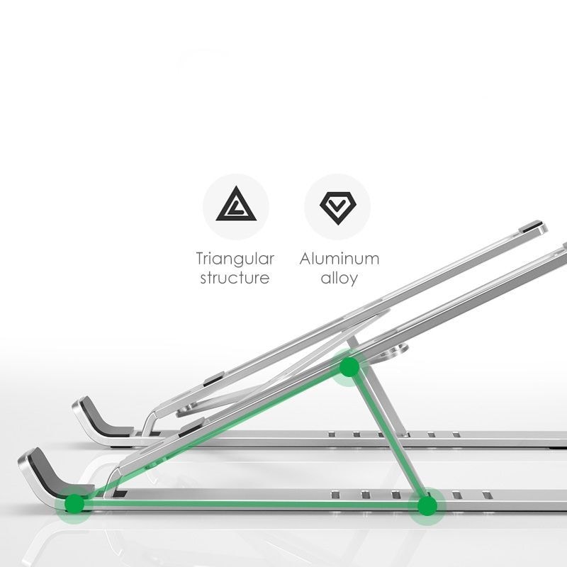 Tech-Protect Alustand Universal Laptop-stativ - mørkegrå
