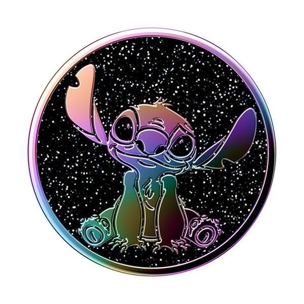 Popsockets 2 Emalje Oil Slick Stitch Holder og telefonstativ