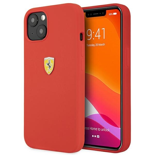 Ferrari FESSIHCP13SRE iPhone 13 mini 5,4" rød/rød hardcase Silikon