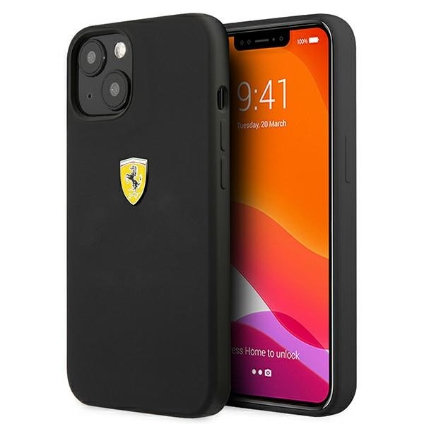 Ferrari FESSIHCP13SBK iPhone 13 mini 5,4" svart/svart hardcase Silikon