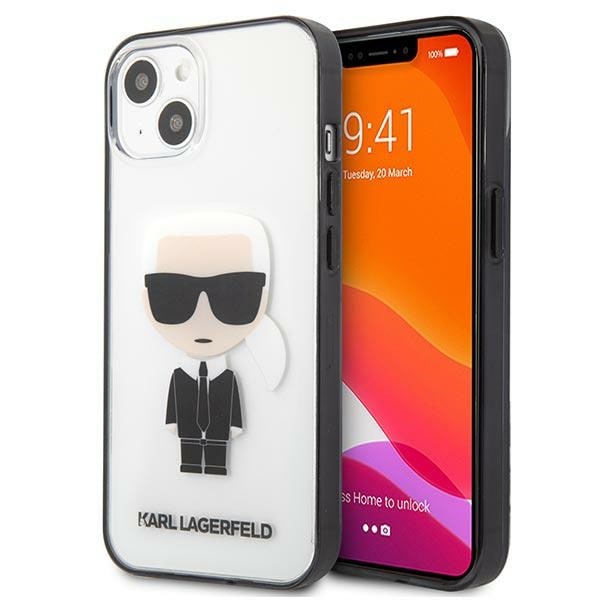 Karl Lagerfeld Iconik Karl-etui til iPhone 13 mini - gjennomsiktig