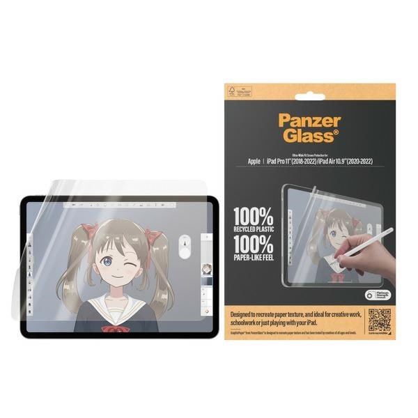 PanzerGlass GraphicPaper-folie for iPad Pro 11" 2018 / 2020 / 2021 / 2022