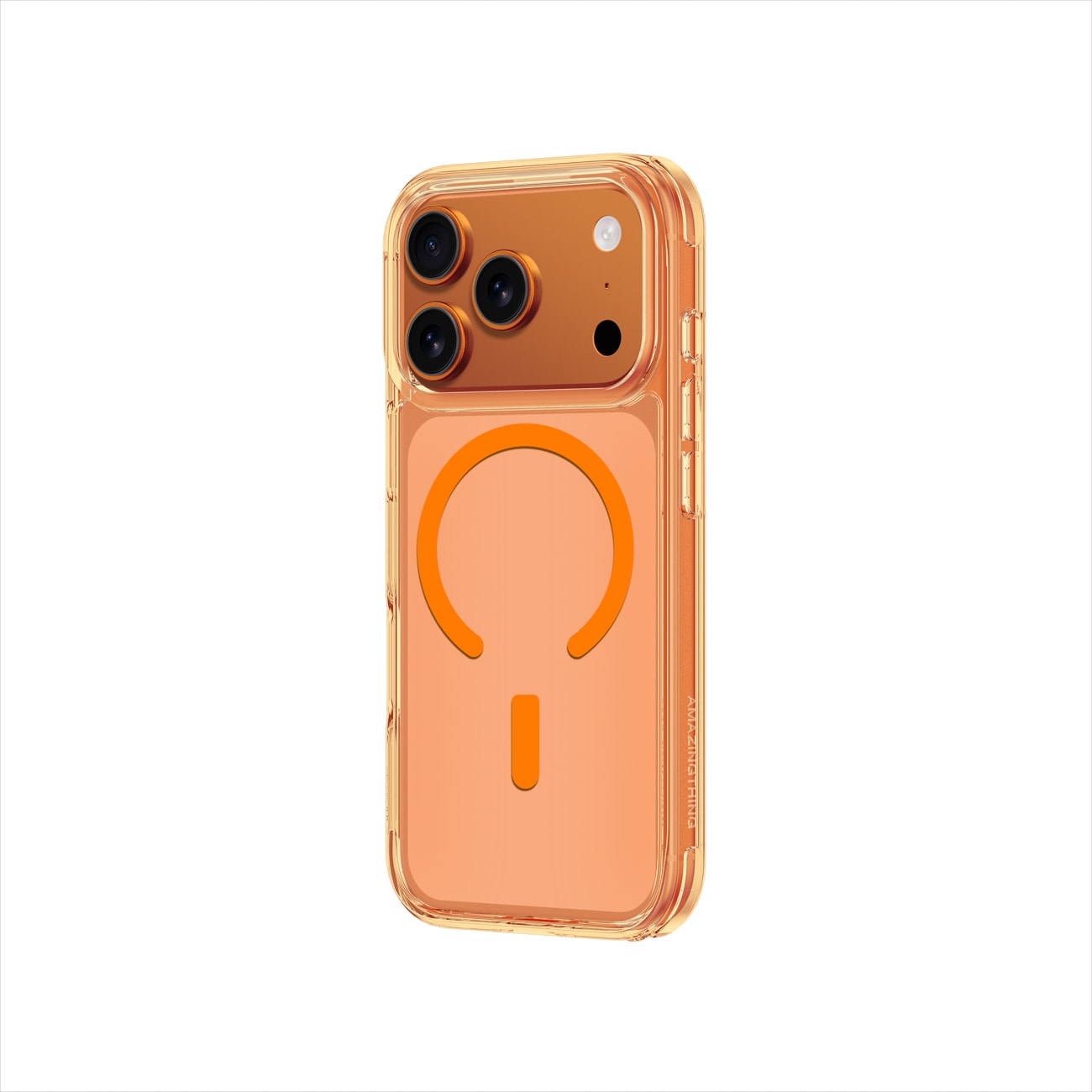 AmazingThing Minimal Mag Case for iPhone 17 Pro Max Kompatibel med MagSafe - Oransje