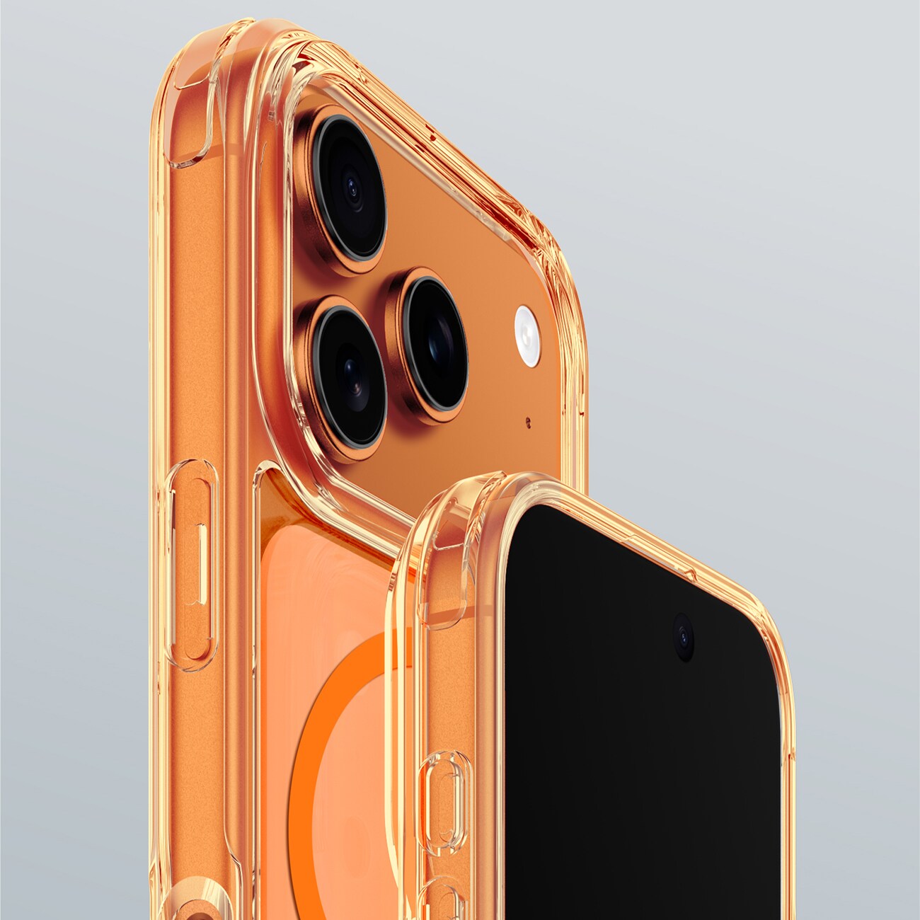 AmazingThing Minimal Mag Case for iPhone 17 Pro Max Kompatibel med MagSafe - Oransje
