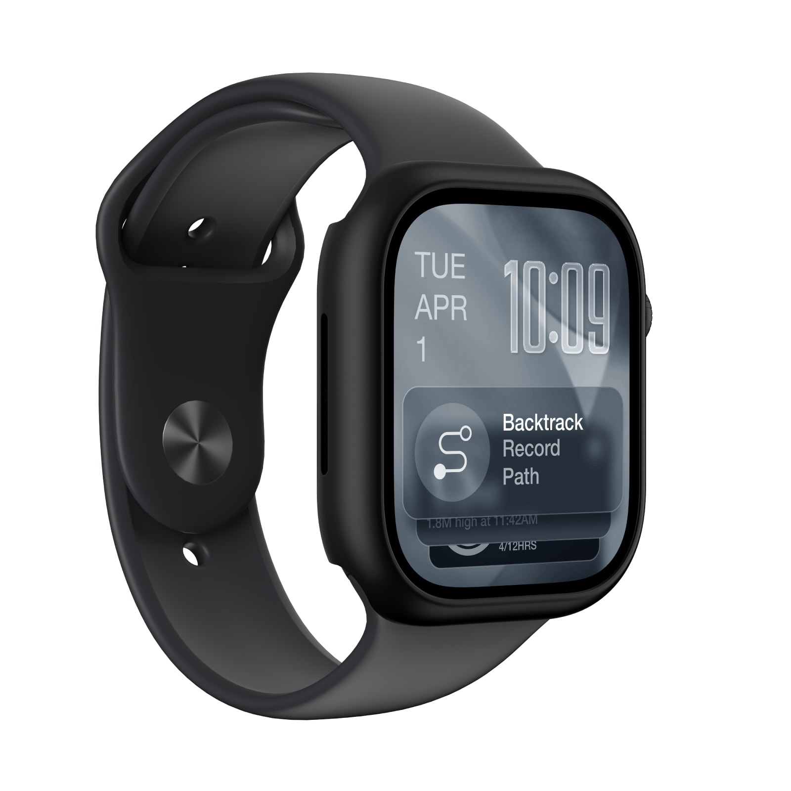 AmazingThing Minimal beskyttelsesveske for Apple Watch Series 11 46mm - Svart