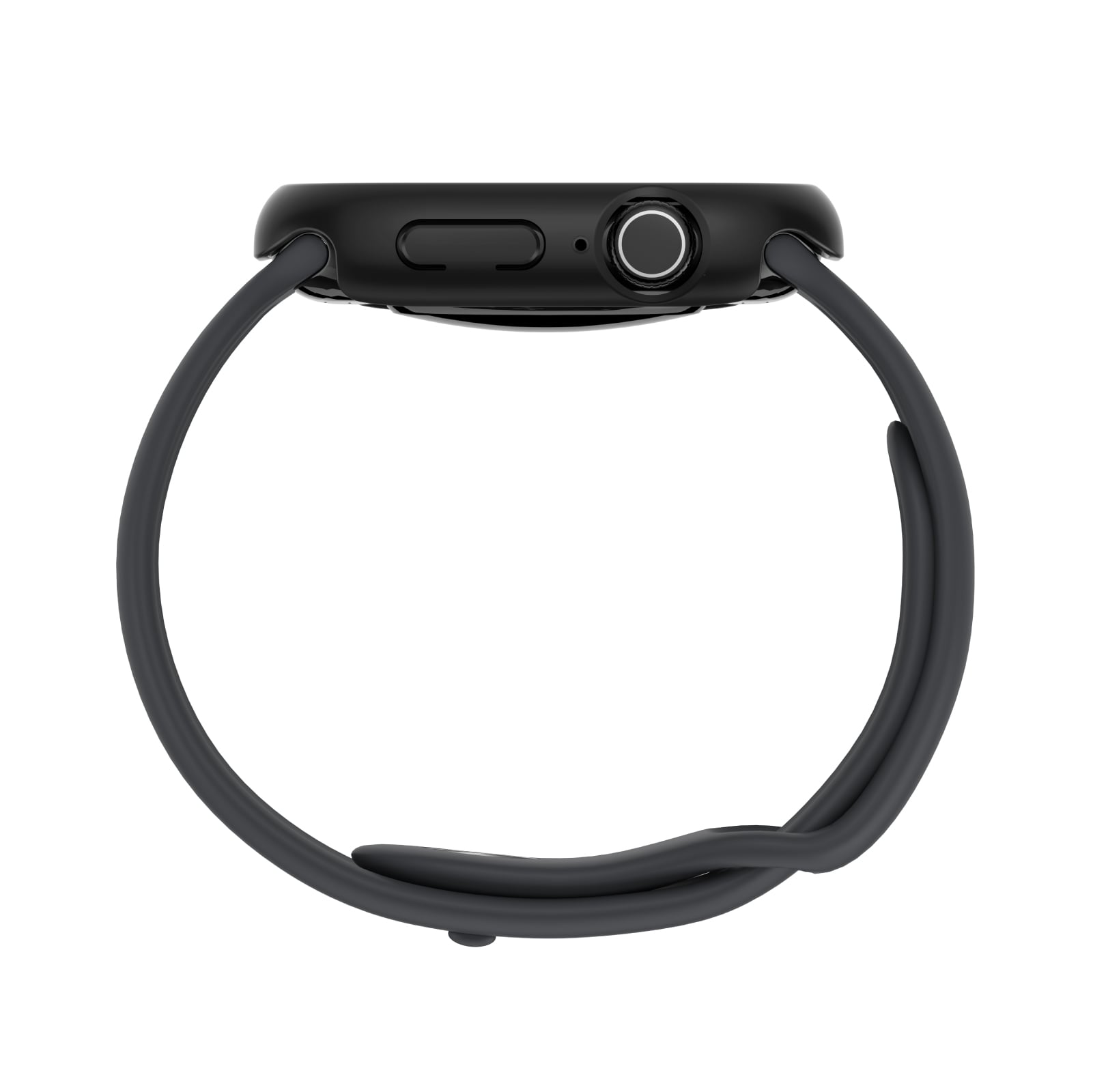 AmazingThing Minimal beskyttelsesveske for Apple Watch Series 11 46mm - Svart