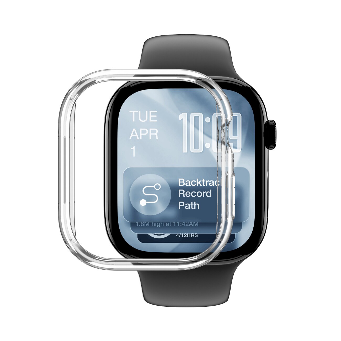 AmazingThing Minimal beskyttelsesveske for Apple Watch Series 11 42mm - Clear