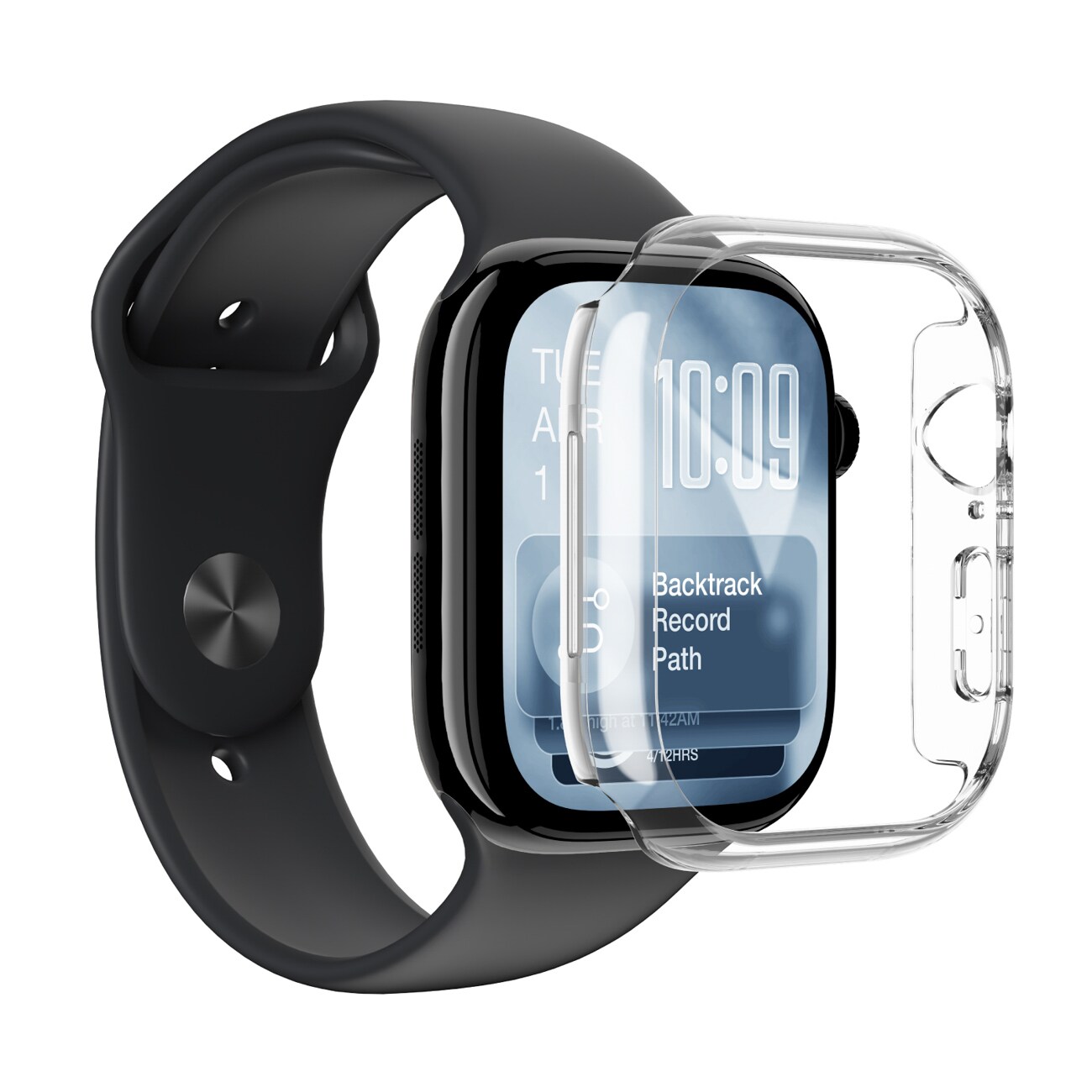 AmazingThing Minimal beskyttelsesveske for Apple Watch Series 11 42mm - Clear