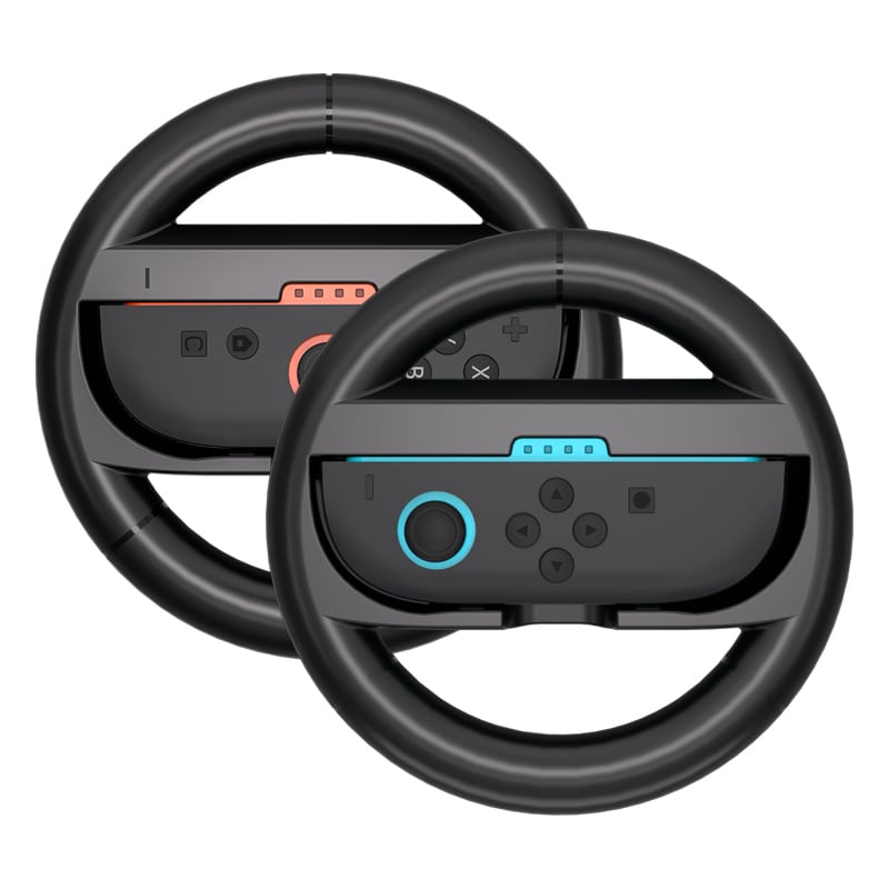 Racing Wheel for Nintendo Switch 2 Joy-Con-kontroller (pakke med 2) - Svart