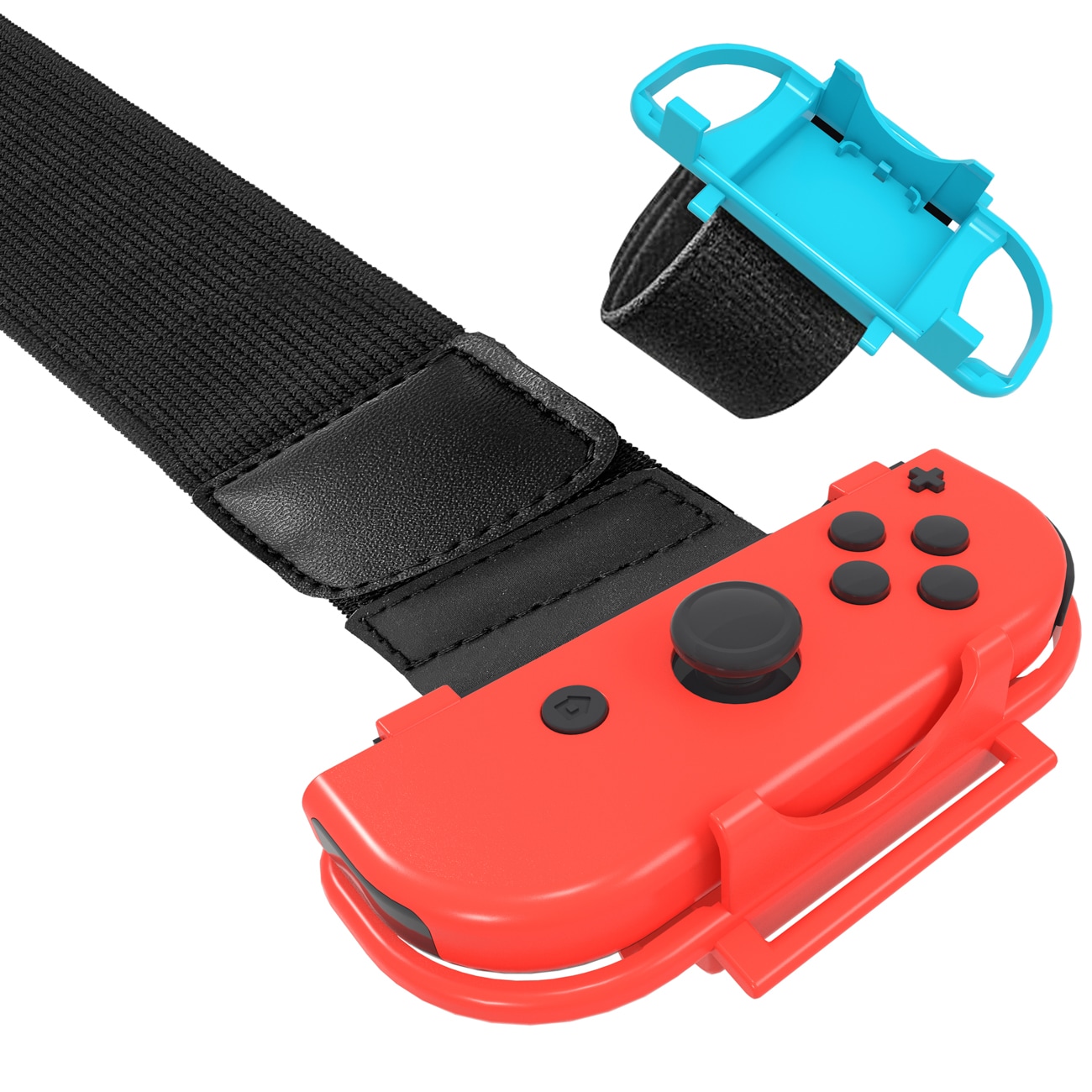 Nintendo Switch Sports tilbehørspakke 10 deler / familiepakke / sportsutstyr til Joy-Con i rødt og blått