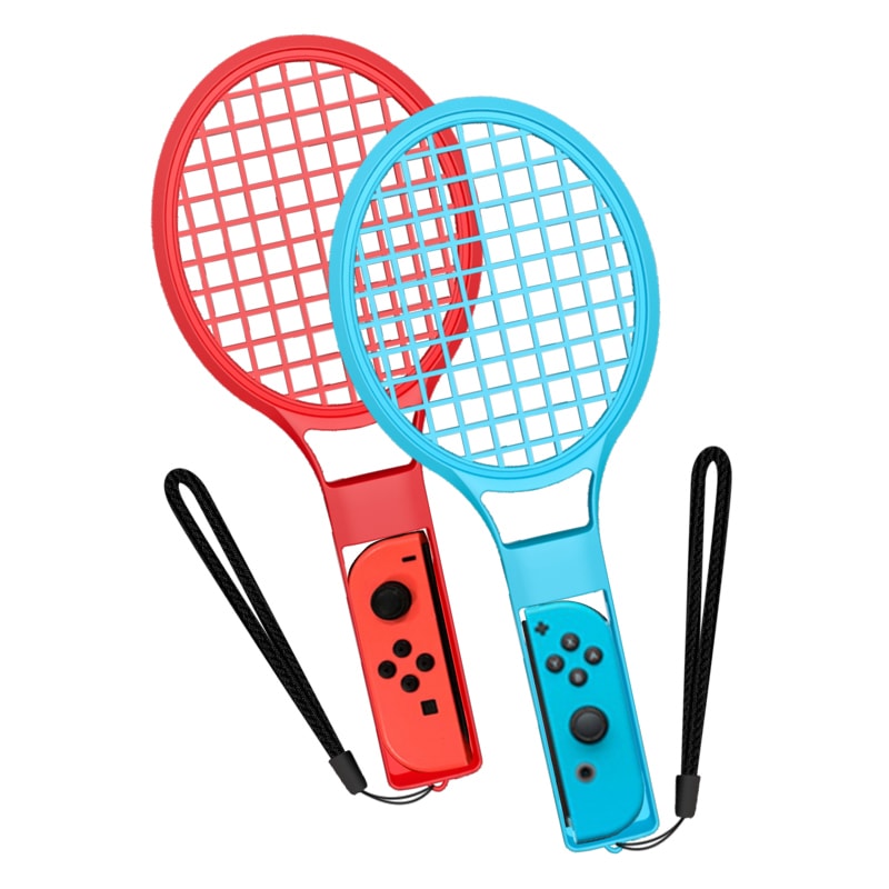Nintendo Switch Sports tilbehørspakke 10 deler / familiepakke / sportsutstyr til Joy-Con i rødt og blått