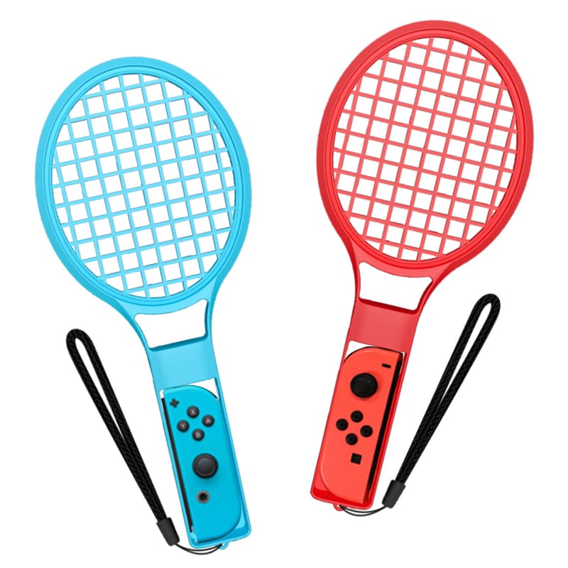 Nintendo Switch Sports tilbehørspakke 10 deler / familiepakke / sportsutstyr til Joy-Con i rødt og blått