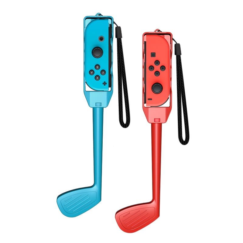 Nintendo Switch Sports tilbehørspakke 10 deler / familiepakke / sportsutstyr til Joy-Con i rødt og blått