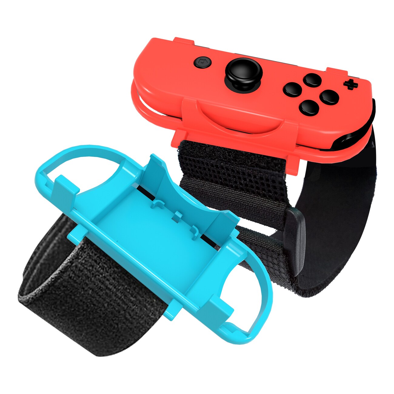 Nintendo Switch Sports tilbehørspakke 10 deler / familiepakke / sportsutstyr til Joy-Con i rødt og blått