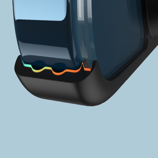 Ugreen Fusion Kickstand-etui iPhone 13 Pro Hardt deksel med gelramme og stativ svart (90153)