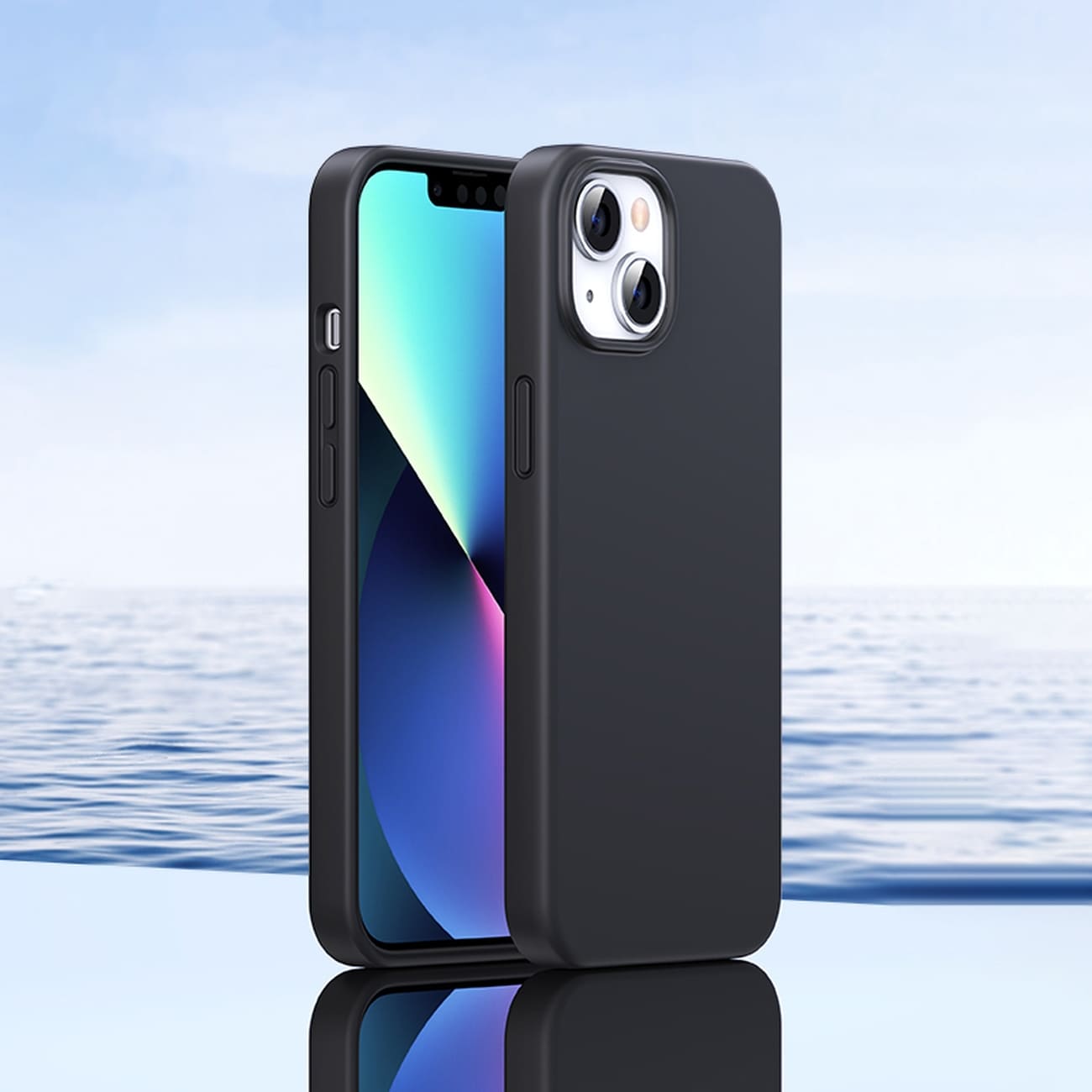 Ugreen LP626 Silky Silikon Etui for iPhone 14 Plus - Beskyttende, Fleksibelt, Svart (90920)